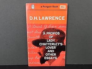 Seller image for A Propos of Lady Chatterley's Lover and Other Essays for sale by Bookwood