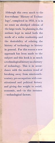 A Short History of Technology from Earliest Times to A.D. 1900: Derry, T.K.