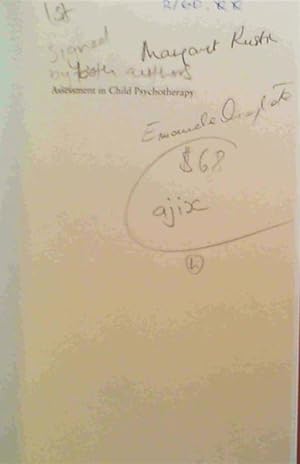 Imagen del vendedor de Assessment in Child Psychotherapy a la venta por Chapter 1