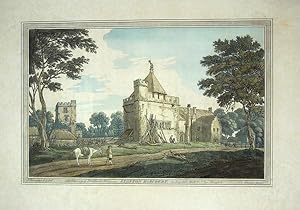Seller image for Original Hand Coloured Antique Aquatint Print Illustrating Stanton Harcourt in Oxfordshire. Drawn By J Farington and Engraved By J. C. Stadler. Published in 1793. for sale by Rostron & Edwards