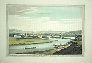 Seller image for Original Hand Coloured Antique Aquatint Print Illustrating Whitchurch in Hampshire. Drawn By J Farington and Engraved By J. C. Stadler. Published in 1793. for sale by Rostron & Edwards