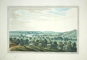 Seller image for Original Hand Coloured Antique Aquatint Print Illustrating Pangborn & Whitchurch from Purley in London. Drawn By J Farington and Engraved By J. C. Stadler. Published in 1793. for sale by Rostron & Edwards