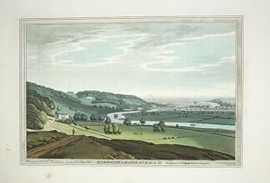 Seller image for Original Hand Coloured Antique Aquatint Print Illustrating Hardwick and Maple Durham in Oxfordshire. Drawn By J Farington and Engraved By J. C. Stadler. Published in 1793. for sale by Rostron & Edwards