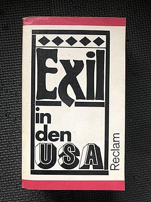 Seller image for Exil in den USA; Mit einem Bericht "Schanghai--Eine Emigration am Rande" for sale by Cragsmoor Books