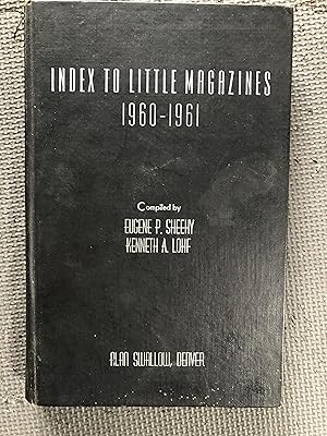 Seller image for Index to Little Magazines, 1960-1961 for sale by Cragsmoor Books