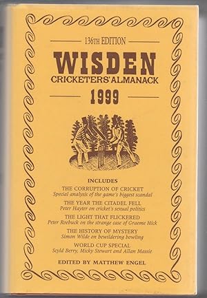 Seller image for WISDEN CRICKETERS' ALMANACK 1999. 136TH EDITION for sale by BOOK NOW