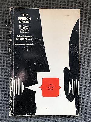 Bild des Verkufers fr The Speech Chain; The Physics and Biology of Spoken Language zum Verkauf von Cragsmoor Books