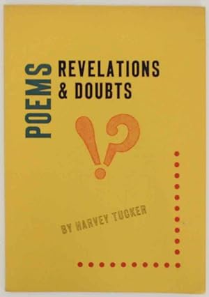 Bild des Verkufers fr Poems: Revelations and Doubts zum Verkauf von Jeff Hirsch Books, ABAA