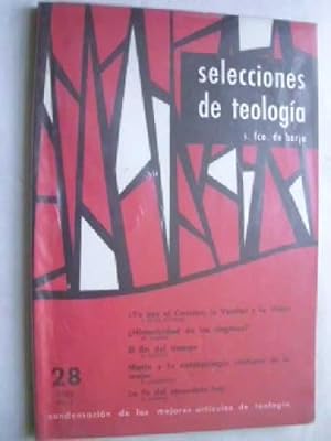 SELECCIONES DE TEOLOGÍA S. FCO DE BORJA, Nº 28, 1968