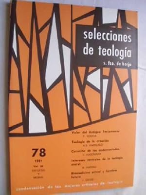 SELECCIONES DE TEOLOGÍA S. FCO DE BORJA, Nº 78, 1981