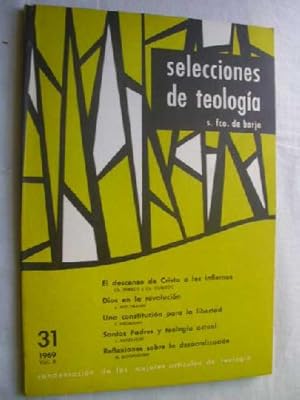 SELECCIONES DE TEOLOGÍA S. FCO. DE BORJA, Nº 31, 1969