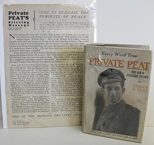 Private Peat. His Own Soldier Story [Title Completed from Dust Jacket] & Pond Bureau Private Peat...