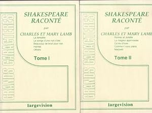 Bild des Verkufers fr Shakespeare racont (Tomes I et 2) zum Verkauf von LES TEMPS MODERNES