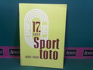 17.Sporttotojahr - Totojahr 1965/66 in Ziffern und Zahlen. (= Bericht der österreichischen Staats...