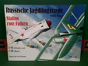 Bild des Verkufers fr Stalins rote Falken - Russische Jagdflugzeuge 1920-1941 - I-15 (Chato) und I-16 (Rata). (Waffen-Arsenal, Band 44). zum Verkauf von Antiquariat Deinbacher