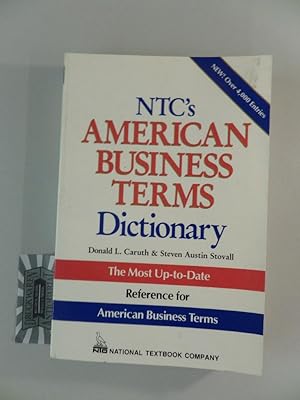 Bild des Verkufers fr NTC's American Business Terms Dictionary. zum Verkauf von Druckwaren Antiquariat