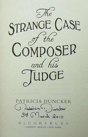 Seller image for The Strange Case of the Composer and His Judge for sale by McInBooks, IOBA