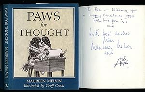 Bild des Verkufers fr Paws For Thought [Signed] zum Verkauf von Little Stour Books PBFA Member