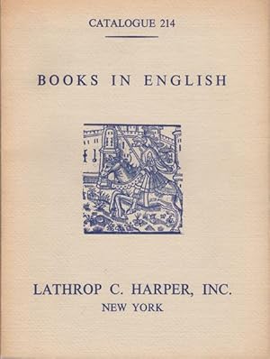 Image du vendeur pour 300 Selected Books in English including Important Early Military Books from a private collection. Catalogue 214 mis en vente par Kaaterskill Books, ABAA/ILAB