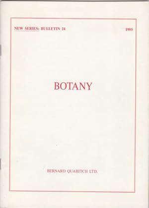 Bild des Verkufers fr Botany. New Series: Bulletin 24. 1985 zum Verkauf von Kaaterskill Books, ABAA/ILAB