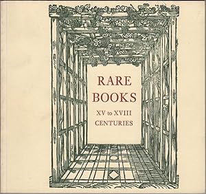 Imagen del vendedor de Rare Books XV to XVIII Centuries. Catalogue 167 a la venta por Kaaterskill Books, ABAA/ILAB