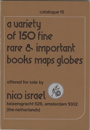 Immagine del venditore per A variety of 150 Fine Rare & Important Books Maps Globes. Catalogue 15 venduto da Kaaterskill Books, ABAA/ILAB