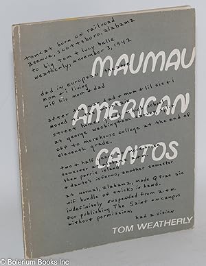 Seller image for Maumau American cantos for sale by Bolerium Books Inc.