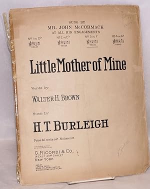 Seller image for Little mother of mine; words by Walter H. Brown for sale by Bolerium Books Inc.