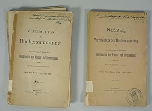 Verzeichniss der Büchersammlung der Großherzoglich Badischen Oberdirection des Wasser- und Strass...