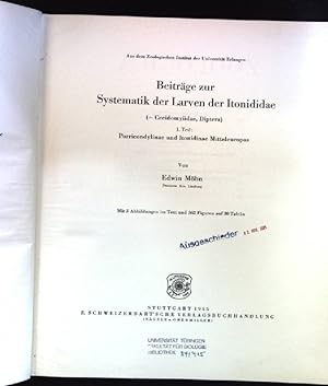 Beiträge zur Systematik der Larven der Itonididae (=Cecidomyiidae, Diptera) 1.Teil: Porricondylin...