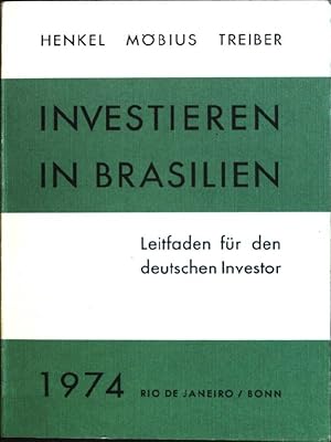 Bild des Verkufers fr Investieren in Brasilien: Leitfaden fr den deutschen Investor zum Verkauf von books4less (Versandantiquariat Petra Gros GmbH & Co. KG)