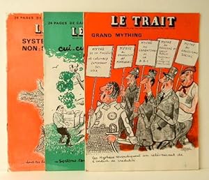 LE TRAIT. Revue dessinée mensuelle. GRAND MYTHING, CUI-CUI-CUIVOUSAVEZ, SYSTEME POLITIQUE ? NON :...