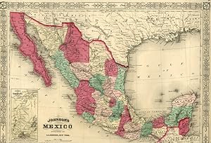 Map of Mexico [from johnson's new illustrated family atlas]