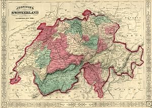 Map of Switzerland [from johnson's new illustrated family atlas]