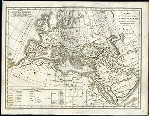 Carte du Partage de la Terre Aux Trois Fils de Noe et a Leurs Descendans [Map of the Parts of the...