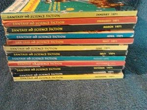 The Magazine of Fantasy and Science Fiction 1971-12 Issues