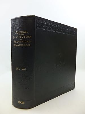 Imagen del vendedor de THE JOURNAL OF THE INSTITUTION OF ELECTRICAL ENGINEERS VOL. 69 a la venta por Stella & Rose's Books, PBFA