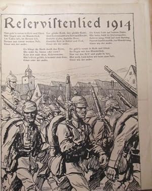 Seller image for Reservistenlied 1914 for sale by ANTIQUARIAT H. EPPLER