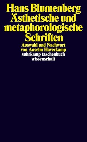 Seller image for sthetische und metaphorologische Schriften for sale by BuchWeltWeit Ludwig Meier e.K.