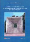 Algunas cuestiones sobre el desarrollo de la CE de 1978