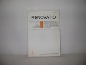 Seller image for Renovatio. Zeitschrift fr das interdisziplinre Gesprch, Heft 3, 32. Jahrgang 1976 for sale by Zellibooks. Zentrallager Delbrck