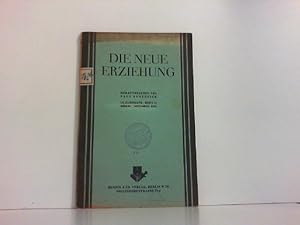 Seller image for Die neue Erziehung. 10. Jahrg., Heft 11, November 1928 for sale by Zellibooks. Zentrallager Delbrck