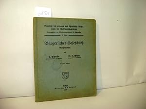 Seller image for Brgerliches Gesetzbuch. Sachenrecht. Dritter Band der Reihe: Grundri des privaten und ffentlichen Rechts sowie der Volkswirtschaftslehre. for sale by Zellibooks. Zentrallager Delbrck