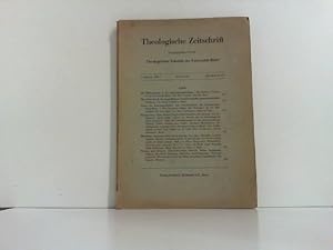 Bild des Verkufers fr Theologische Zeitschrift. 3. Jahrgang, Heft 3.- Mai/Juni 1947. zum Verkauf von Zellibooks. Zentrallager Delbrck