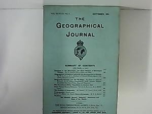 Bild des Verkufers fr The Geographical Journal. Vol. 38. - No. 4. - October 1911. zum Verkauf von Zellibooks. Zentrallager Delbrck