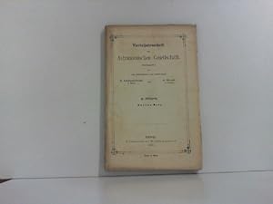 Vierteljahrsschrift der Astronomischen Gesellschaft 35. Jahrgang, 2. Heft - 1900.