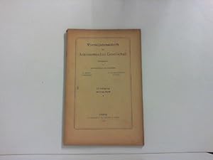 Vierteljahrsschrift der Astronomischen Gesellschaft. 73. Jahrgang, 3. Heft - 1938.