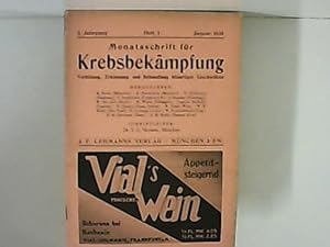 Monatsschrift für Krebsbekämpfung 3. Jhrg. Heft 1.-1935.