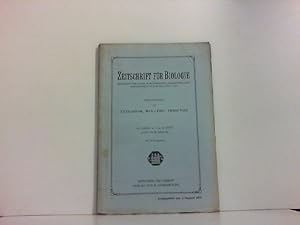 Immagine del venditore per Zeitschrift fr Biologie 64. Band - 7. u. 8. Heft (Neue Folge Band 46) 1. August 1914. venduto da Zellibooks. Zentrallager Delbrck