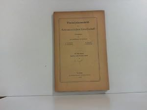 Vierteljahrsschrift der Astronomischen Gesellschaft 65. Jahrgang, 3.u.4. Heft - 1930.